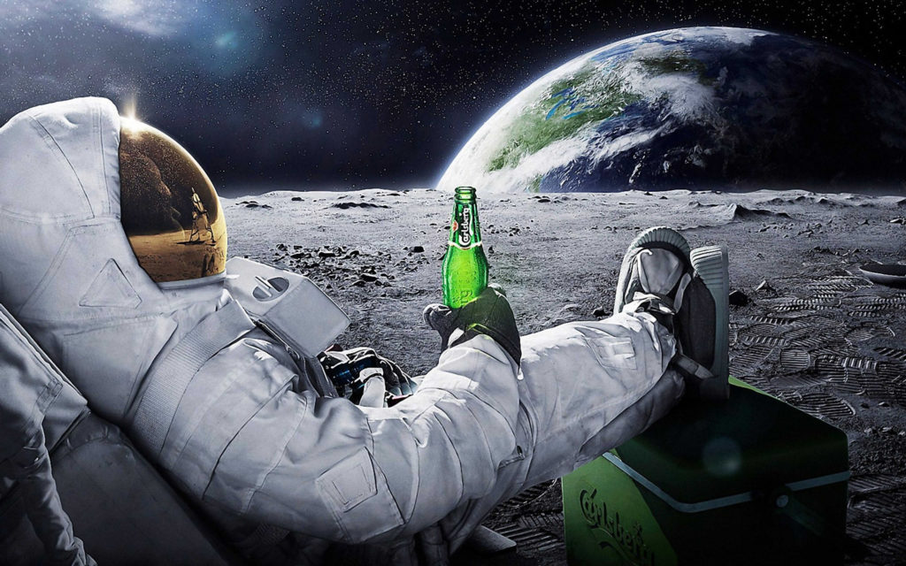 alcol nello spazio