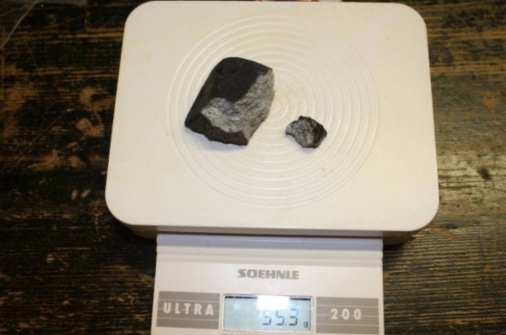 frammenti meteorite di Modena