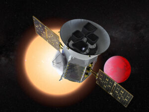 Tess artistic illustration, TOI 700 d mission. Crediti: NASA.