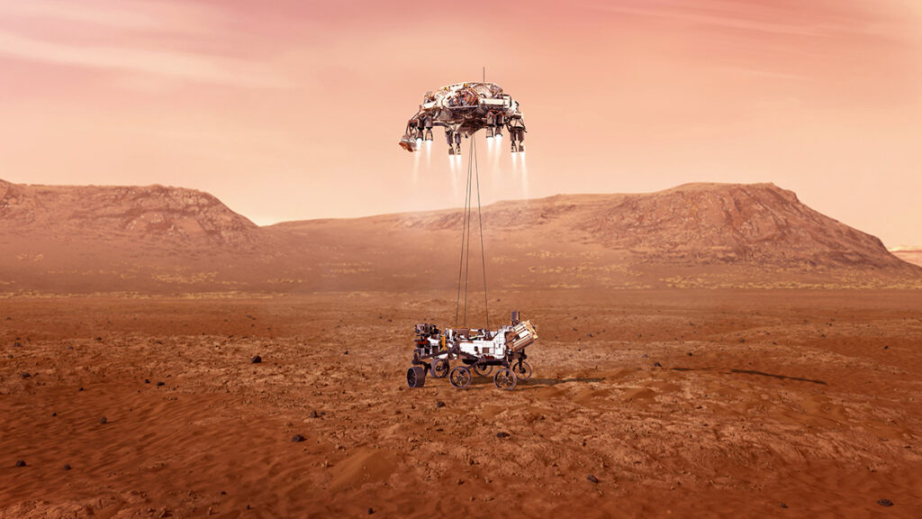 NASA Rover Perseverance atterraggio Marte
