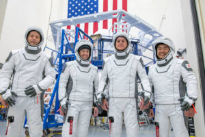 Equipaggio della Crew 2. Crediti: SpaceX