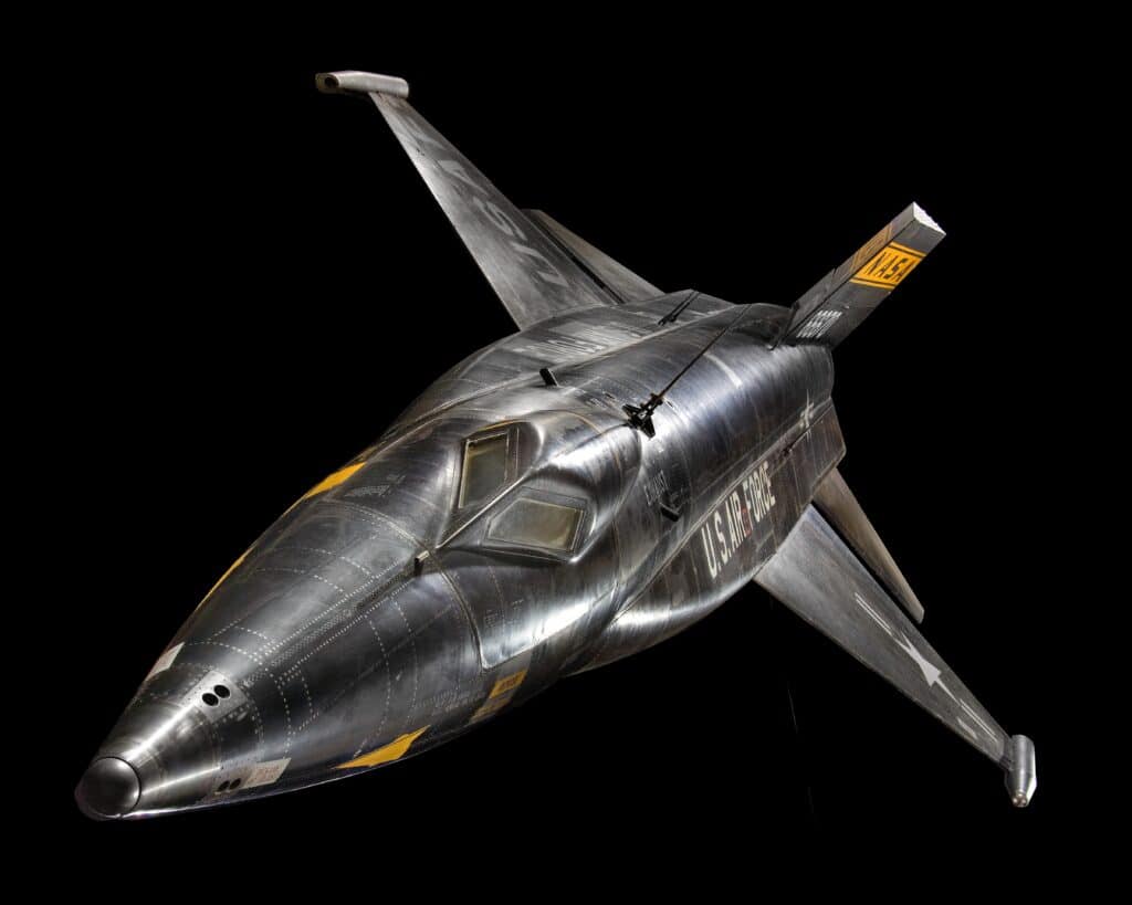 Il leggendario North American X-15, uno degli X-planes del programma di ricerca di volo NASA. Esemplare conservato presso lo Smithsonian National Air and Space Musem. Crediti: Smithsonian NASM.