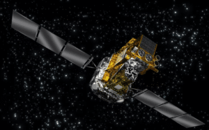 Rappresentazione artistica del satellite Integral. Crediti: ESA.