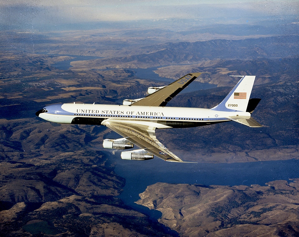 Boeing 707 Air Force One. Credits: Boeing