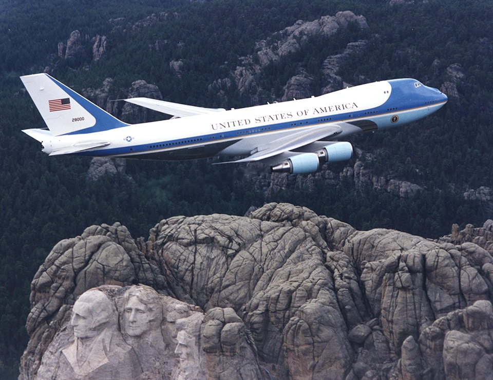 L'odierno Air Force One Boeing 747-200B. Credits: Boeing
