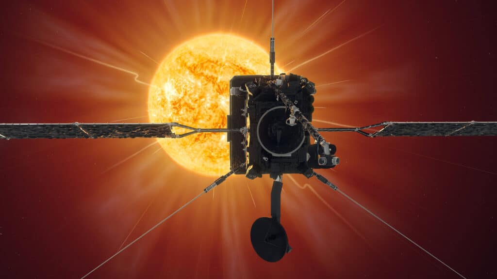 Solar Orbiter vicino al Sole. Credits: ESA