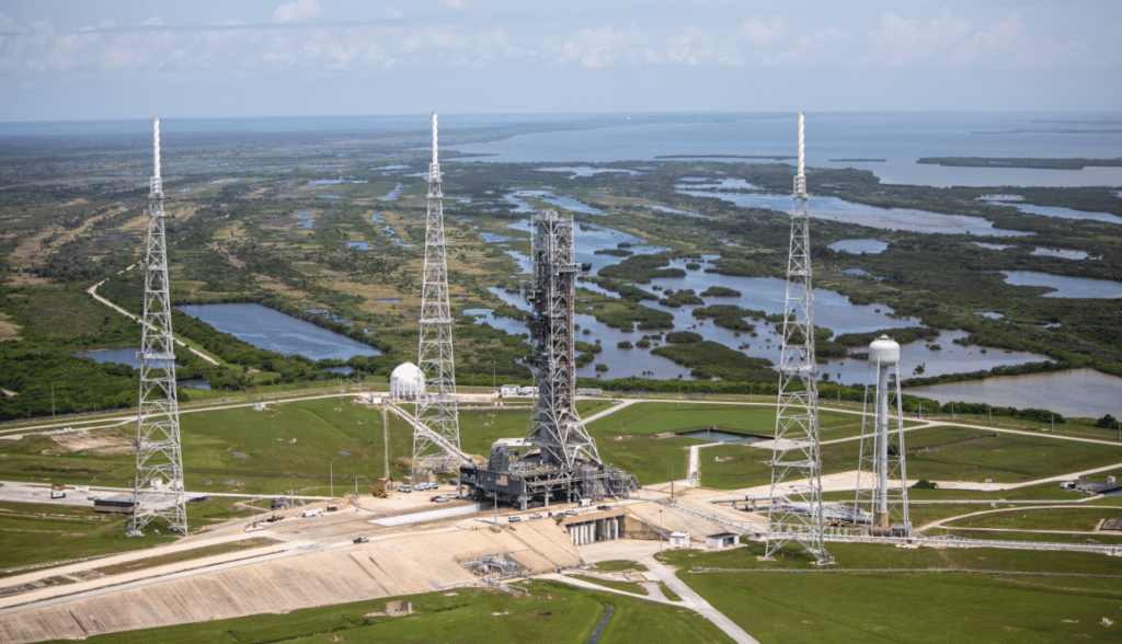 Pad 39B del Kennedy Space Center in Florida, Artemis 1, Credits NASA