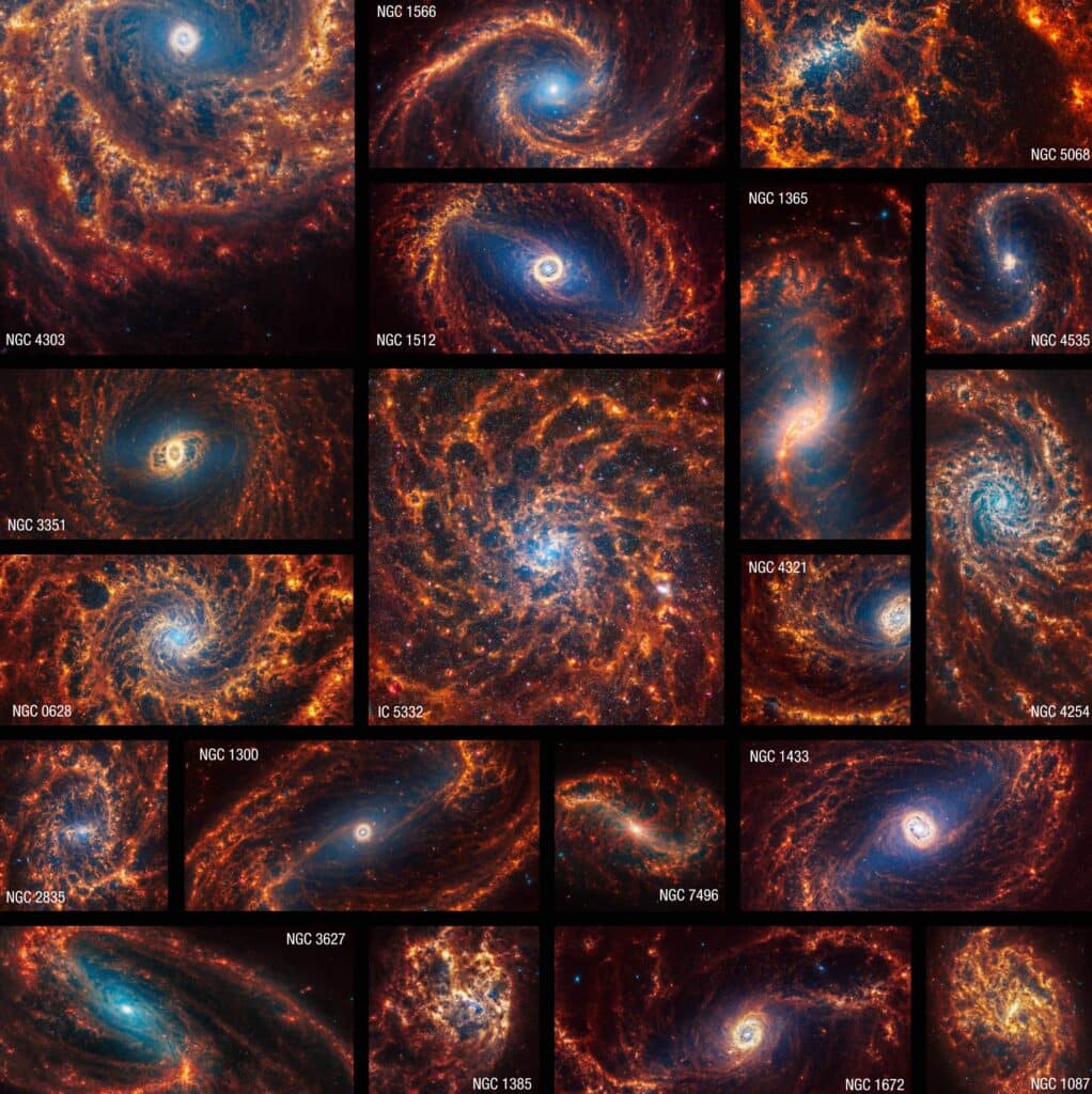 galassie a spirale James Webb