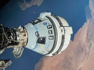 La capsula Starliner di Boeing nello spazio