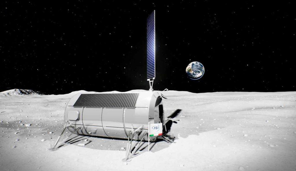 Concept del modulo lunare di Thales Alenia Space e ASI