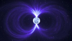 Rappresentazione artistica di una stella di neutroni