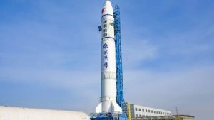 Tianlong-3 della Space Pioneer sulla rampa di lancio