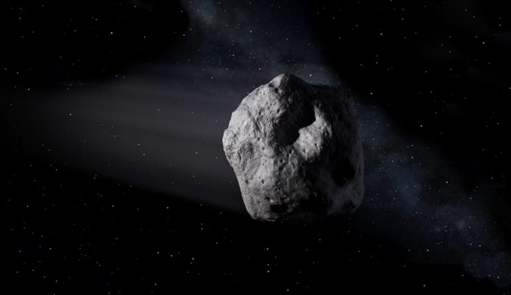 Asteroide nello spazio