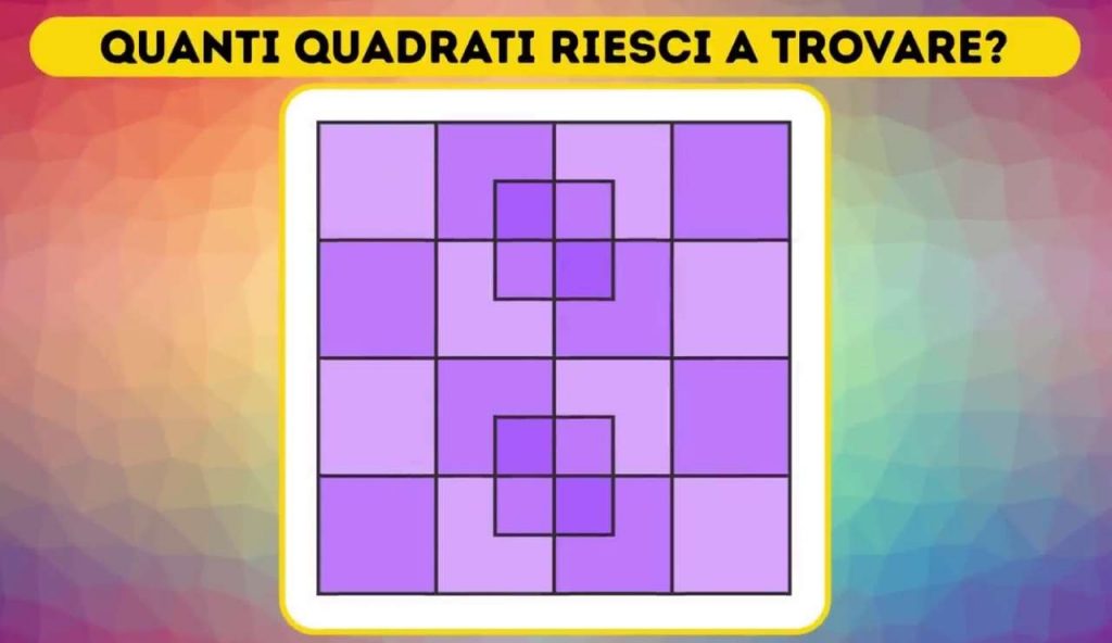 Quanti quadrati vedi?