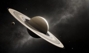 Saturno gioca a flipper con una Cometa