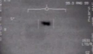 Screenshot del video di un UFO