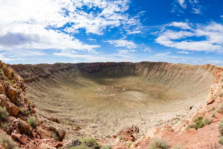 Antico cratere lasciato da un meteorite in Arizona