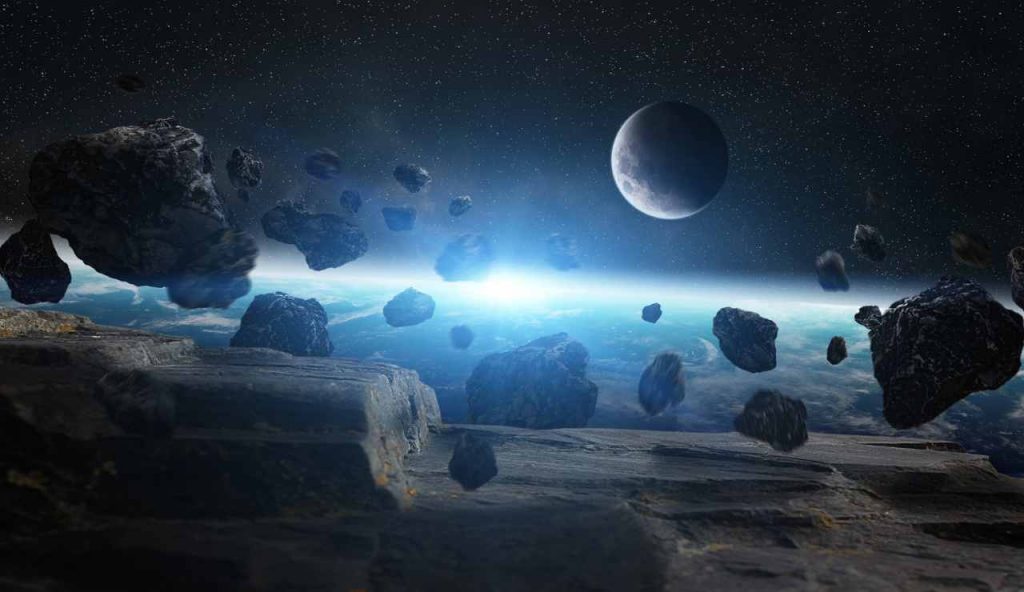 Un asteroide verso la Luna