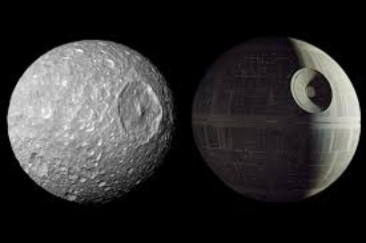 luna mimas e morte nera di star wars