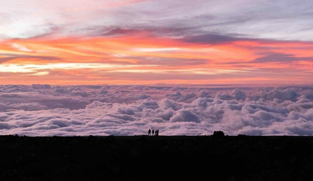 Cielo al tramonto