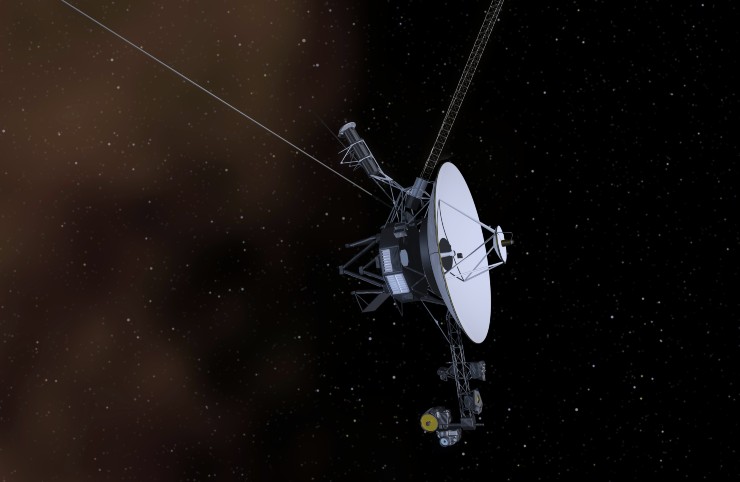 Illustrazione della Voyager 1 (Depositphotos)