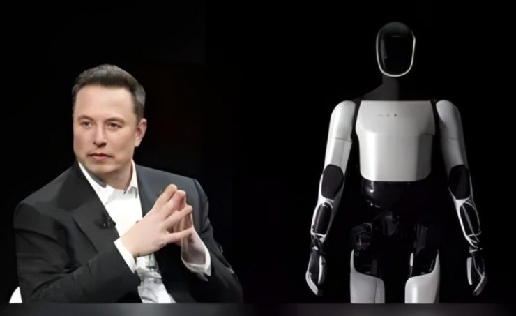 ELon Musk e il nuovo robot umanoide (Tesla)