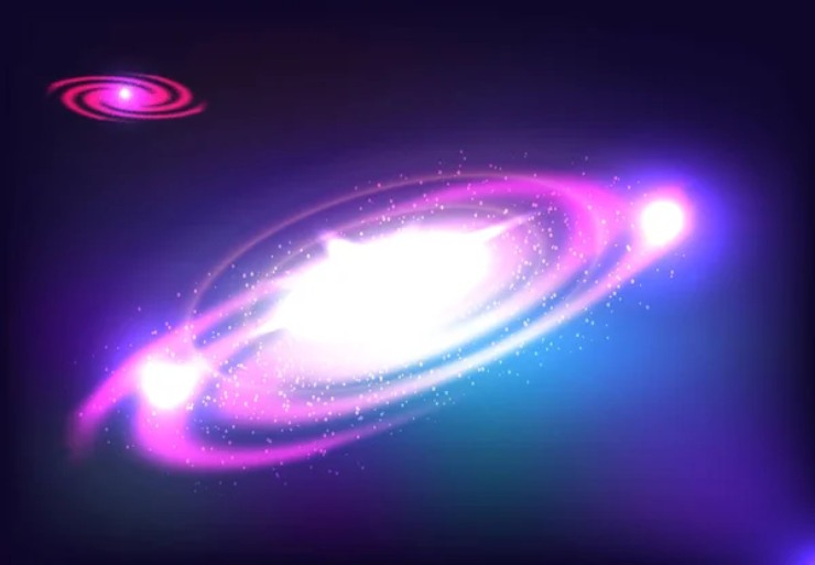 Illustrazione di un Quasar (Depositphotos)