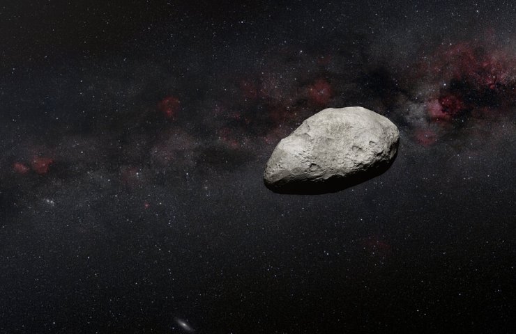 Rappresentazione asteroide