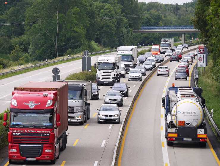 Traffico in autostrada