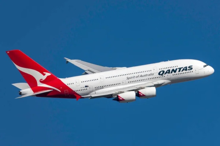 Aeroplano della Qantas Airlines (Depositphotos)