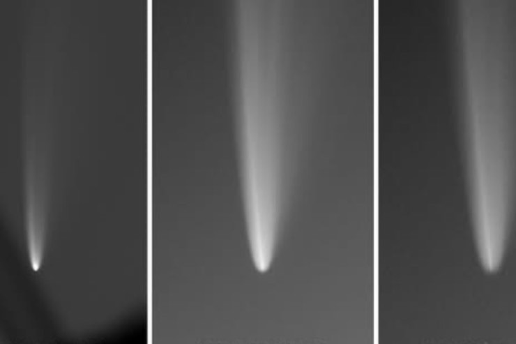 Cometa C/2024 infranta sole immagini spettacolari