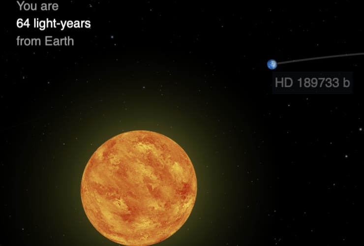 Illustrazione dell'orbita del pianeta (NASA)