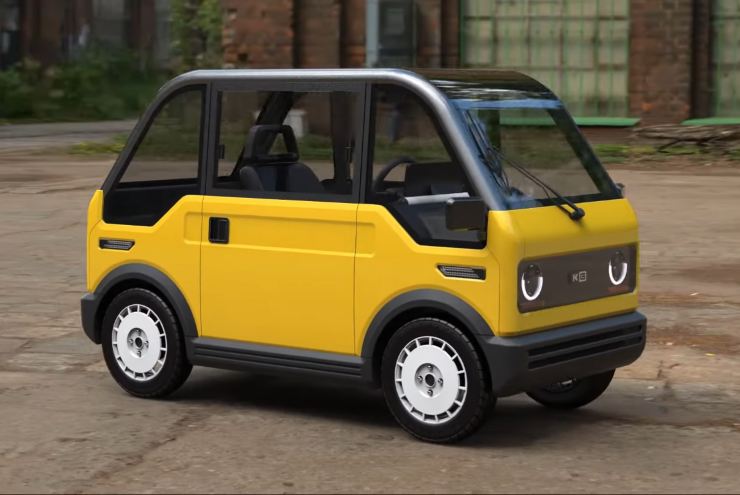 Un altro modello di auto elettrica (Canale YouTube KG MOTORS