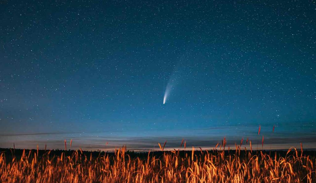 Una cometa in cielo