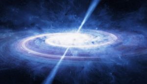 Illustrazione di un quasar (Depositphotos FOTO) - www.aerospacecue.it