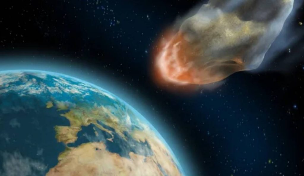 Asteroide verso la Terra (Depositphotos foto)